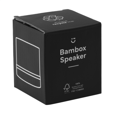 Logo trade promotional merchandise picture of: Bambox Bamboo Speaker