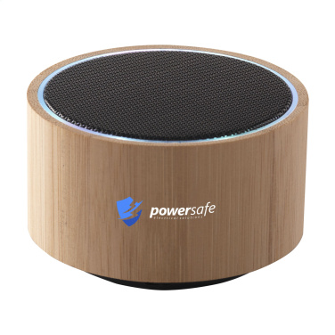 Logo trade promotional merchandise photo of: Wave Bamboo Wireless Speaker