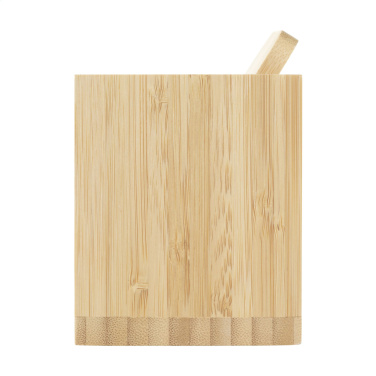 Logotrade promotional gift image of: Bamboo Boss 15W charger/pen holder