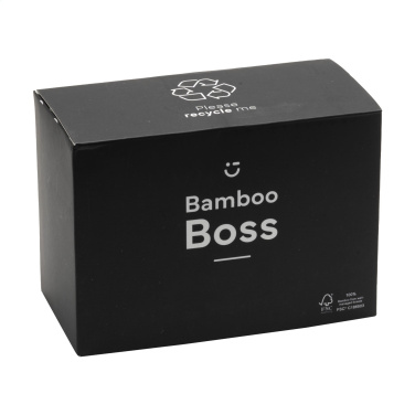 Logo trade promotional giveaways image of: Bamboo Boss 15W charger/pen holder