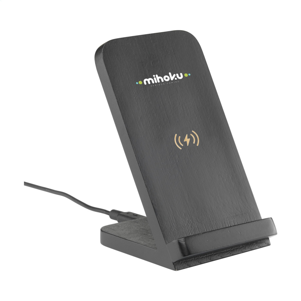 Logo trade promotional giveaways image of: Baloo Wireless Charger Stand 15W