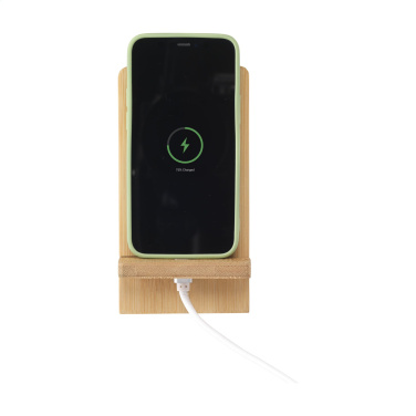 Logotrade advertising product image of: Miyo Bamboo Phone Stand