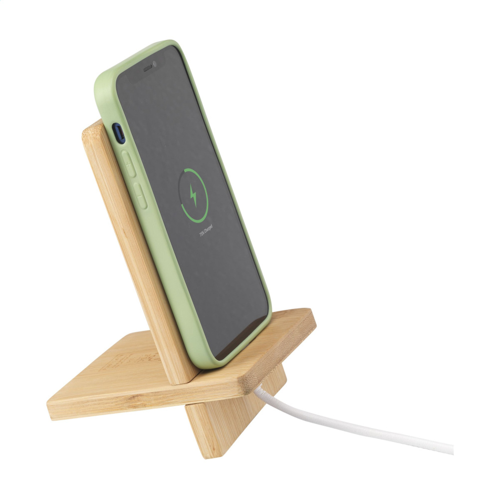 Logotrade promotional products photo of: Miyo Bamboo Phone Stand