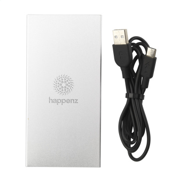 Logo trade promotional items image of: Tecco GRS Recycled Alu Powerbank 5000 external charger