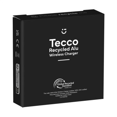 Logotrade promotional giveaways photo of: Tecco GRS Recycled Alu 15W Wireless Charger