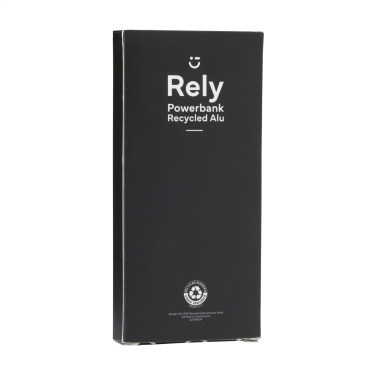 Logo trade promotional merchandise picture of: Rely Powerbank 10000 RCS Recycled Alu