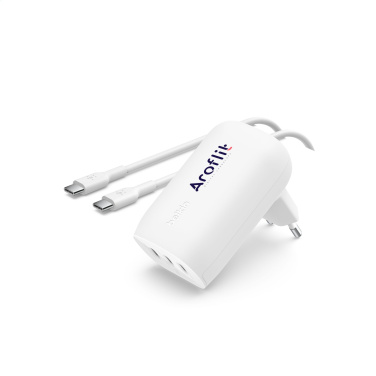 Logo trade advertising products image of: Belkin BoostCharge 3-Port Wall Charger