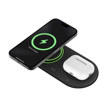 Logo trade promotional gifts image of: Belkin BoostCharge Pro 2-in-1 Pad