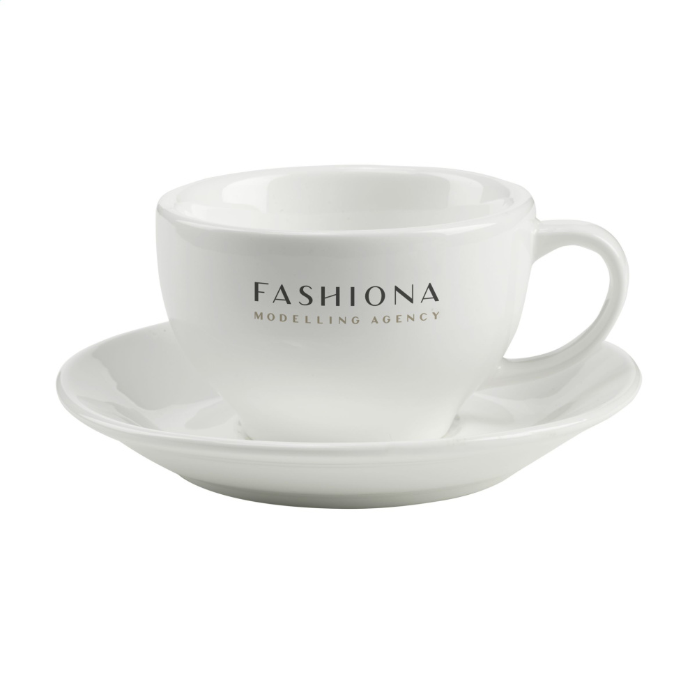 Logo trade promotional items picture of: Sienna 210 ml cup and saucer