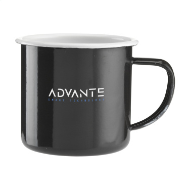 Logo trade promotional product photo of: Retro Enamel Mug 350 ml