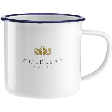 Logo trade promotional products image of: Retro Enamel Mug 350 ml