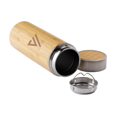 Logotrade promotional item image of: Osaka 360 ml bamboo thermo bottle/thermo cup