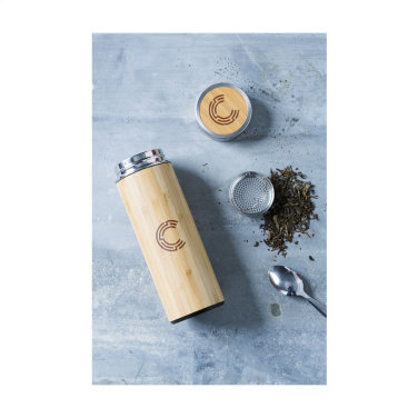 Logotrade business gift image of: Osaka 360 ml bamboo thermo bottle/thermo cup