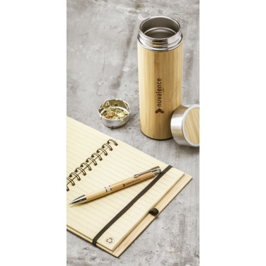 Logotrade promotional product picture of: Osaka 360 ml bamboo thermo bottle/thermo cup