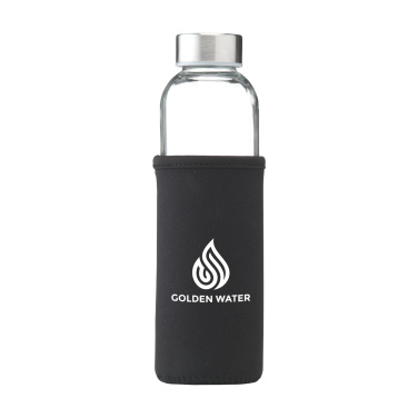 Logo trade advertising products picture of: Senga Glass 500 ml drinking bottle