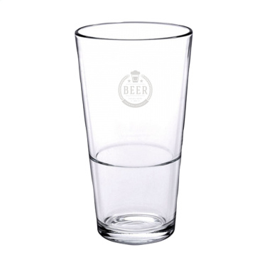 Logo trade promotional gifts picture of: Beer Glass Stackable 340 ml