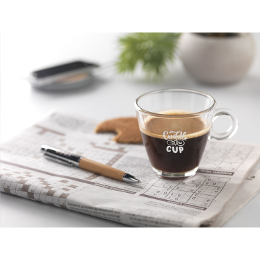 Logo trade promotional products image of: Lugano Coffee Glass 230 ml