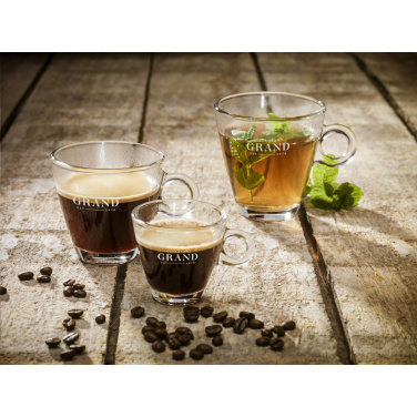 Logo trade promotional items picture of: Lugano Coffee Glass 230 ml