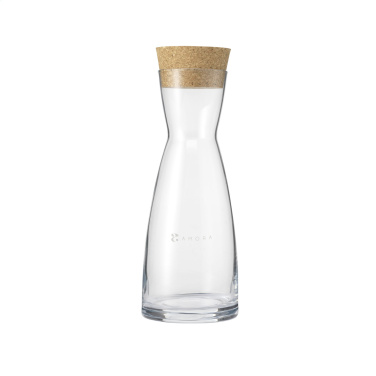 Logo trade promotional giveaways image of: Ypsilon Carafe 1 L with a cork cap