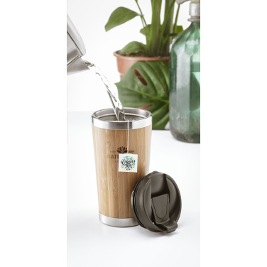 Logotrade promotional giveaways photo of: Tokyo 450 ml bamboo thermo cup