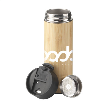 Logotrade promotional giveaway image of: Sakura 360 ml bamboo thermo bottle/thermo cup