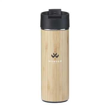 Logo trade promotional product photo of: Sakura 360 ml bamboo thermo bottle/thermo cup