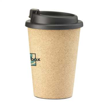 Logo trade promotional items image of: Attea Cork 350 ml coffee cup