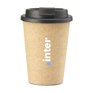 Logo trade promotional items image of: Attea Cork 350 ml coffee cup