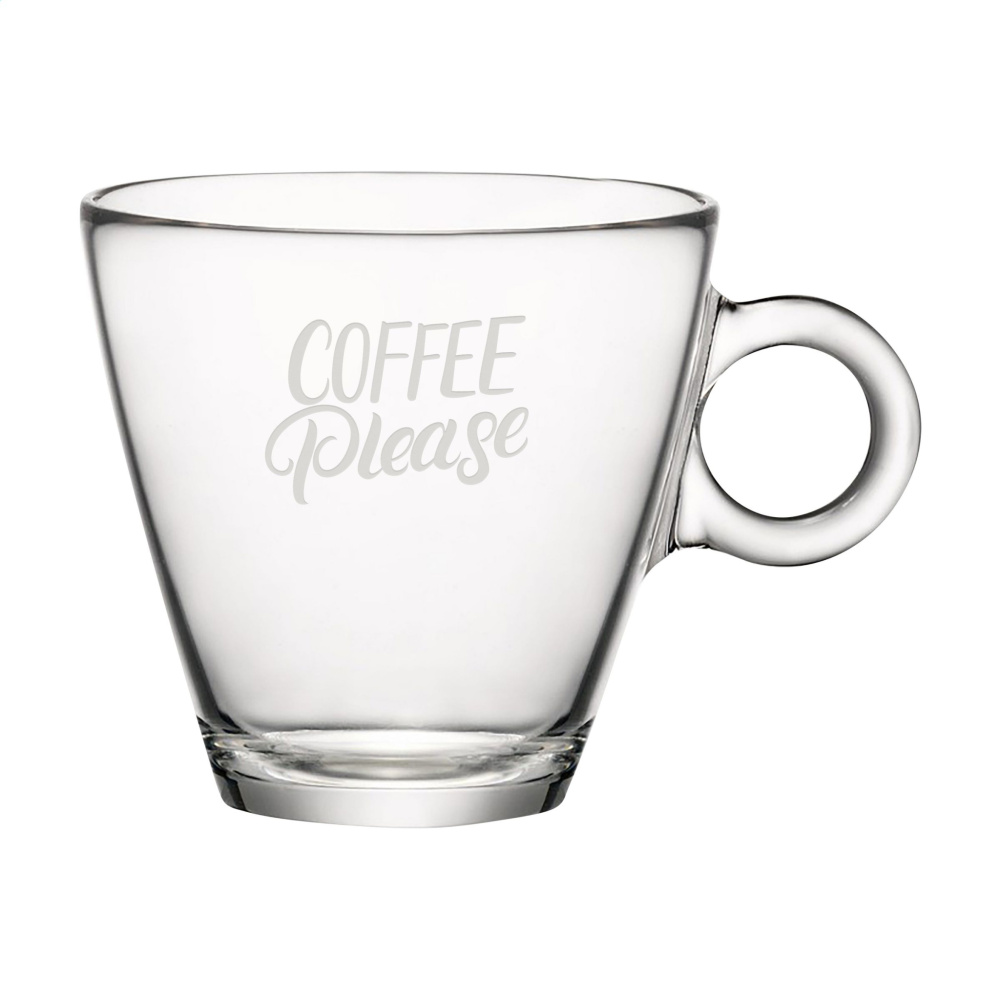 Logo trade promotional merchandise image of: Lugano Espresso Glass 100 ml