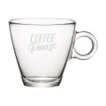 Lugano Espresso Glass 100 ml, transparent