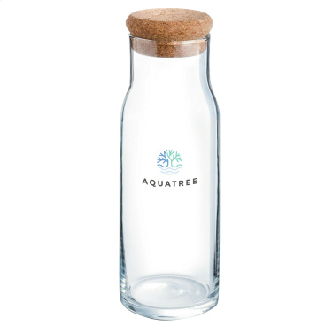 Logo trade promotional products picture of: Algarve Carafe 1 L with a cork cap