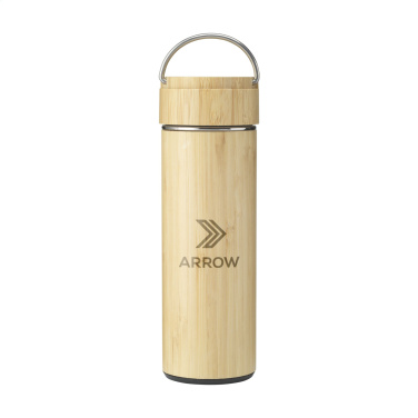 Logotrade promotional products photo of: Nikko 330 ml bamboo thermo bottle/thermo cup