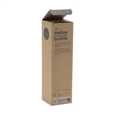 Logo trade corporate gift photo of: Helios RCS Recycled Steel Bottle 470 ml