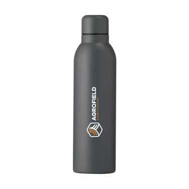 Logo trade promotional gift photo of: Helios RCS Recycled Steel Bottle 470 ml