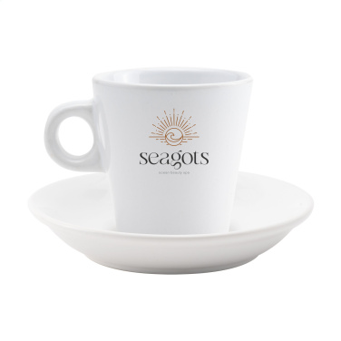 Logo trade promotional gifts image of: Burano 200 ml mug and saucer