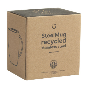 Logo trade promotional giveaways picture of: SteelMug RCS Recycled Steel 220 ml