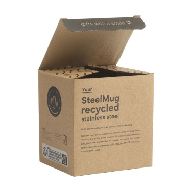 Logo trade corporate gifts picture of: SteelMug RCS Recycled Steel 220 ml