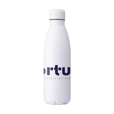 Logo trade advertising products image of: Topflask Premium RCS Recycled Steel drinking bottle