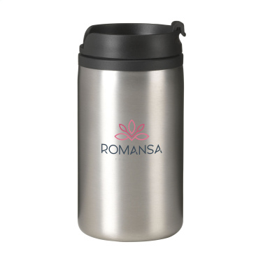 Logo trade promotional merchandise image of: Thermo Can RCS Recycled Steel 300 ml thermo cup