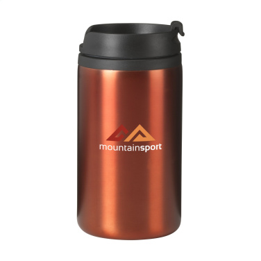 Logo trade promotional giveaways image of: Thermo Can RCS Recycled Steel 300 ml thermo cup