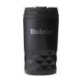 Graphic Mini Mug RCS Recycled Steel 250 ml thermo cup, black