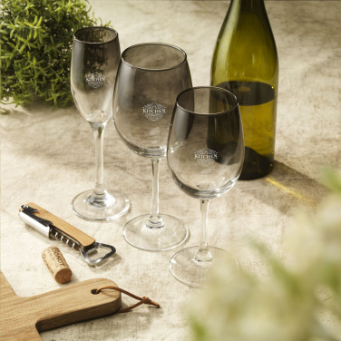 Logo trade promotional giveaway photo of: Smokey Wine Glass 465 ml