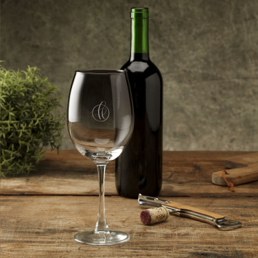 Logo trade corporate gift photo of: Smokey Wine Glass 465 ml