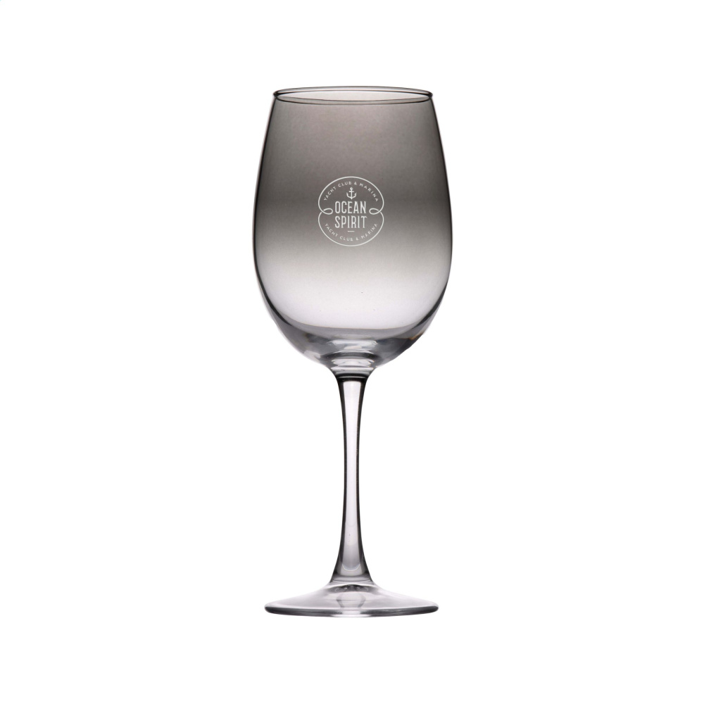 Logotrade promotional giveaway picture of: Smokey Wine Glass 360 ml