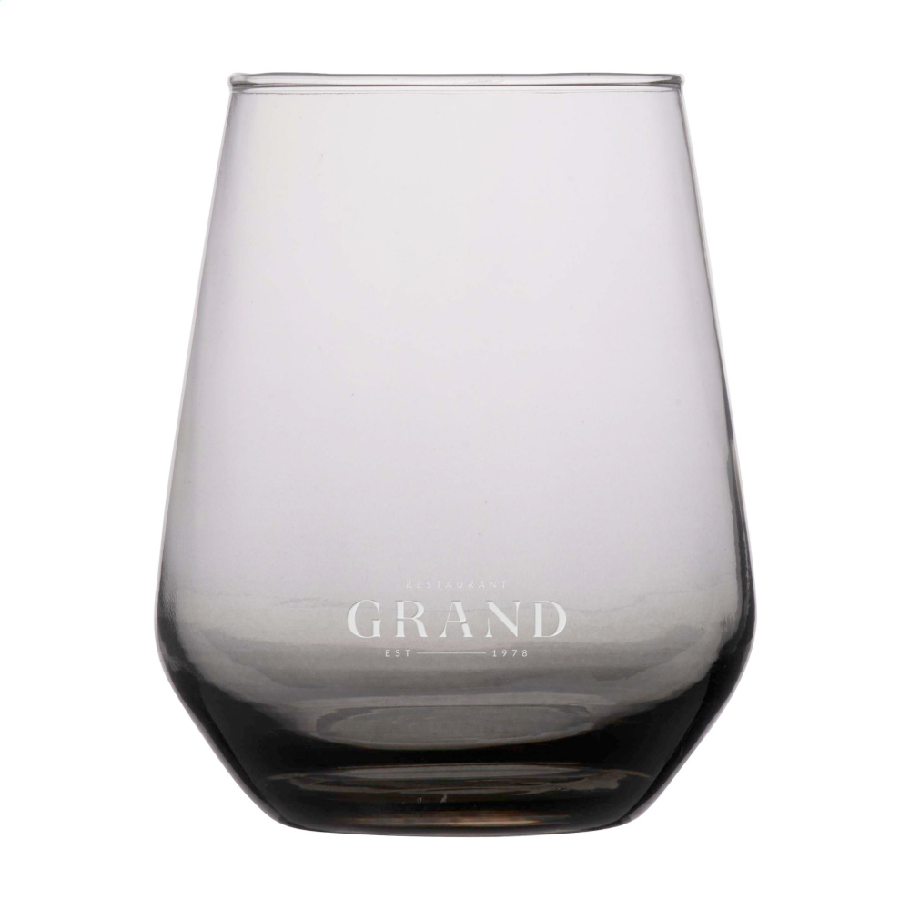 Logo trade promotional items picture of: Smokey Water Glass 450 ml