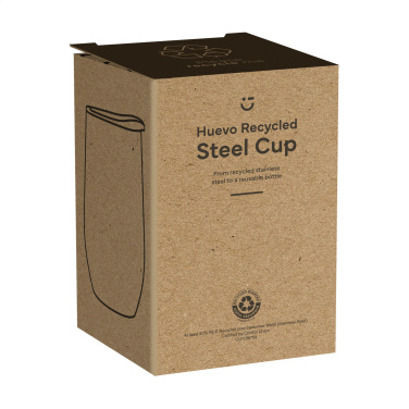 Logotrade advertising product image of: Huevo RCS Recycled Steel Cup 350 ml thermo cup