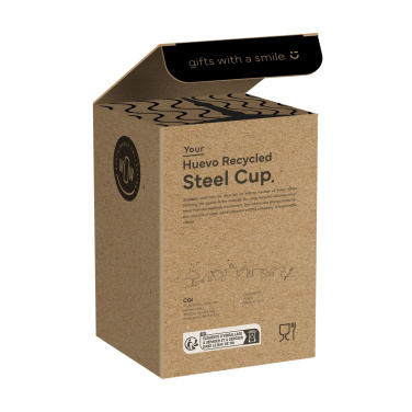 Logo trade promotional giveaways image of: Huevo RCS Recycled Steel Cup 350 ml thermo cup