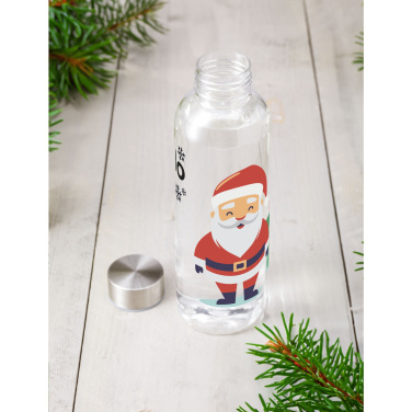 Logo trade advertising products image of: Senga GRS RPET Bottle 500 ml X-Mas