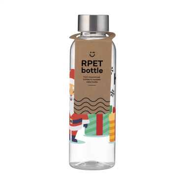 Logo trade promotional items picture of: Senga GRS RPET Bottle 500 ml X-Mas