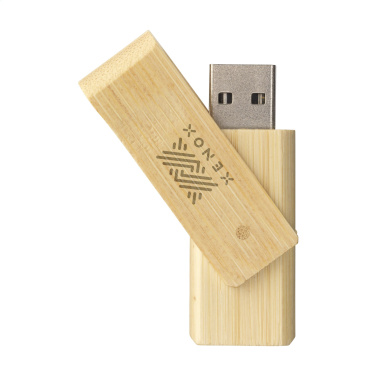 Logo trade advertising products image of: USB Waya Bamboo  8 GB